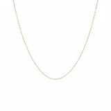 18K Gold Long Braided Necklace