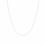 18K White Gold Shining Chain