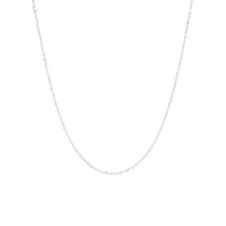18K White Gold Shining Chain