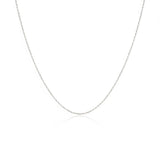 18K White Gold Chain