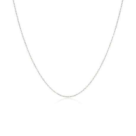 18K White Gold Chain