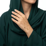 أسورة ذهب عيار 21 بتصميم كف