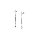 18K Gold Half Set with Spiral Design
