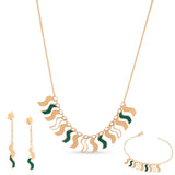 Half set of 18K gold - Amwaj