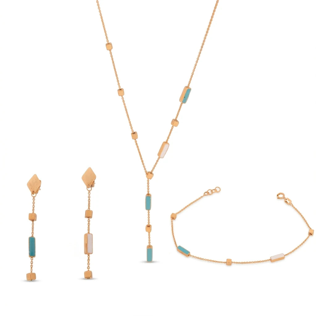 Half set 18k gold Attractiveness