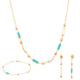 18 karat gold half set. Show your charm.