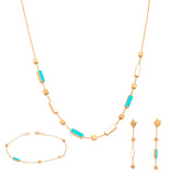 18 karat gold half set. Show your charm.
