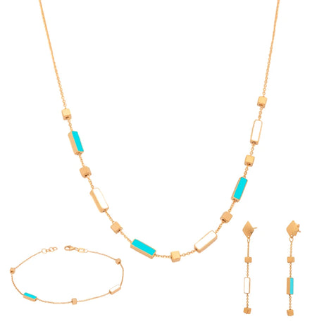 18 karat gold half set. Show your charm.