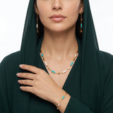 طقم نصف ذهبي عيار 18 قيراط. أظهري سحرك.