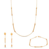 Half 18k gold set, Al-Saba circle