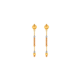 18K Gold Bracelet Cube Beads Design