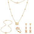 18K Gold Kitten Set for Children