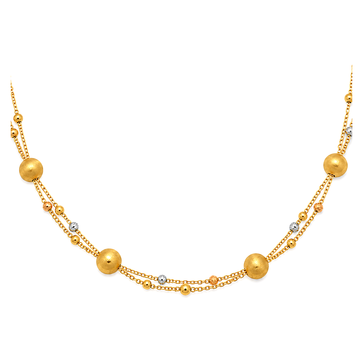 18K Gold Set, Threads Of Beauty