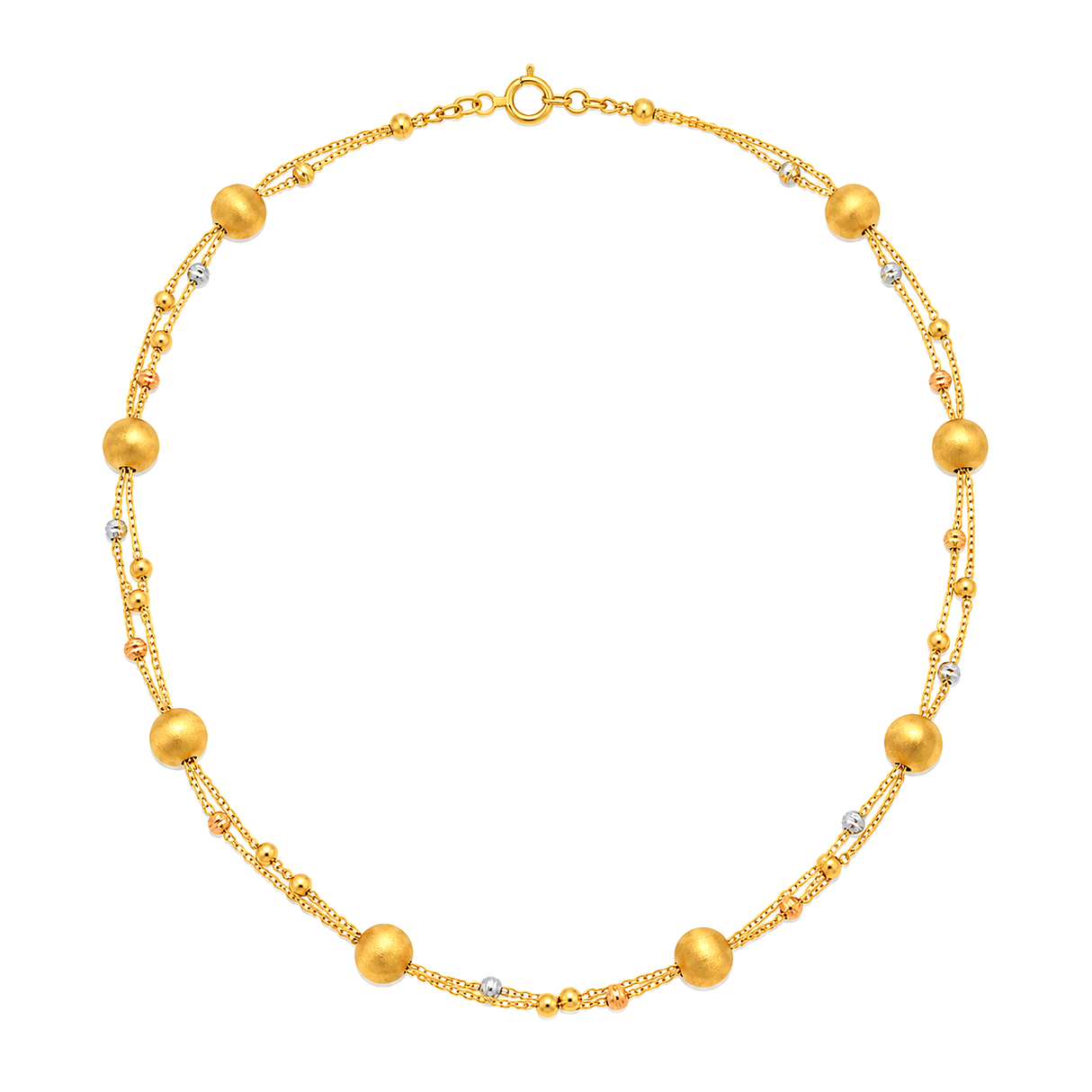 18K Gold Set, Threads Of Beauty