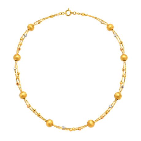 18K Gold Set, Threads Of Beauty
