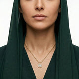 18K Gold Fashion Bag Necklace
