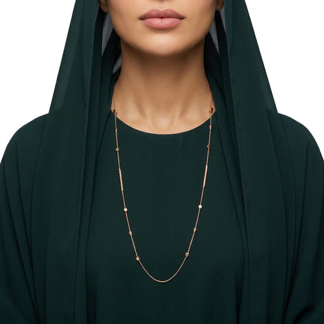 18K Gold Shawl with Elegance Soft Design
