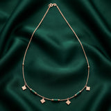 18K Gold Necklace Shining Stars
