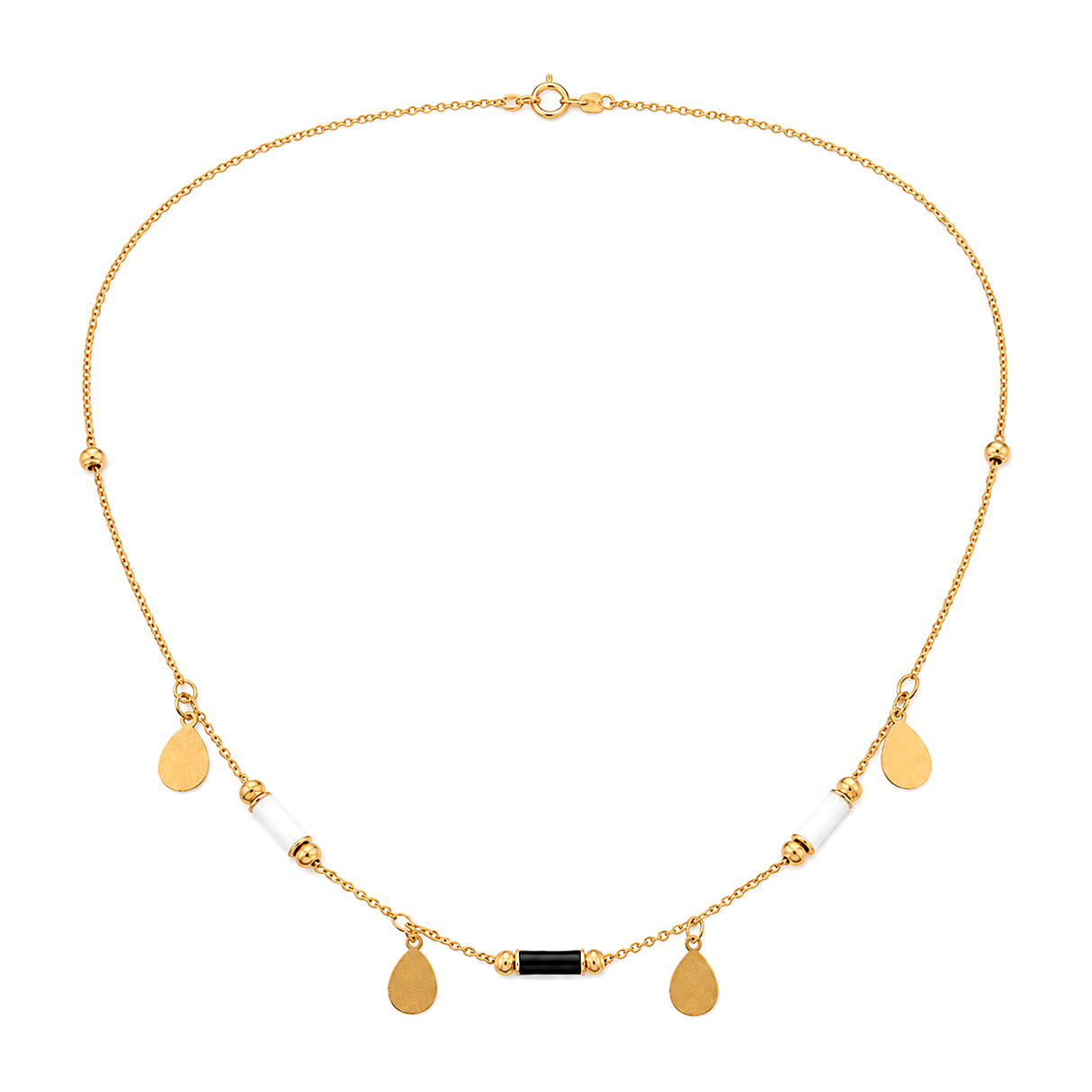 18K Gold Pendant with Radiant Stars Design