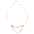 18K Gold Chain with Dangling Layers