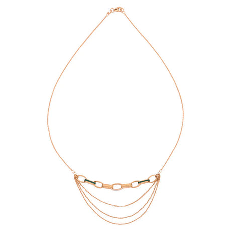 18K Gold Chain with Triple Layers
