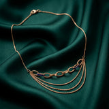 18K Gold Chain with Multiple Layers