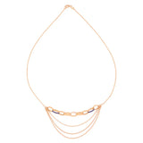 18K Gold Chain with Multiple Layers