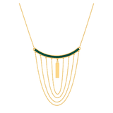18K Gold Pendant with Cleopatra Design