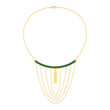 18K Gold Pendant with Cleopatra Design