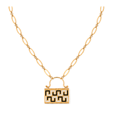 18K Gold Necklace Bag Design