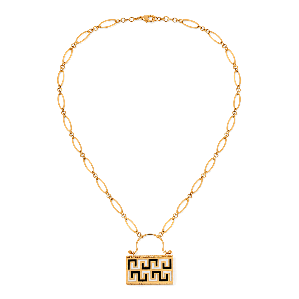 18K Gold Necklace Bag Design