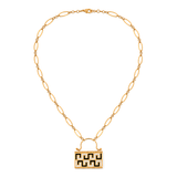 18K Gold Necklace Bag Design