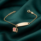 18K GoldKids Bracelet Happy Elephant
