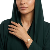انسيال من الذهب عيار 18 مزين بتعليقة على شكل حصان