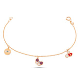 18K Gold Children's Bracelet Butterfly