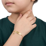 18K Gold Kids Chain Bracelet with Delightful Ice Cream Design