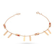 18K Chain Bracelet    with Geometric Design