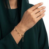 اسوارة ذهب عيار 18 رسالة الحب