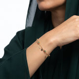اسوارة ذهب عيار 18 رسالة الحب