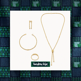 18K gold ball set