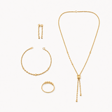 18K gold ball set