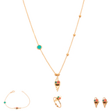 Kids' 18K Gold Ice Cream Design Set