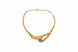 21K Gold Full Set Qatrat Al-Nada With long hanging pendants