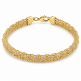 18K Gold Bracelet Simple Design