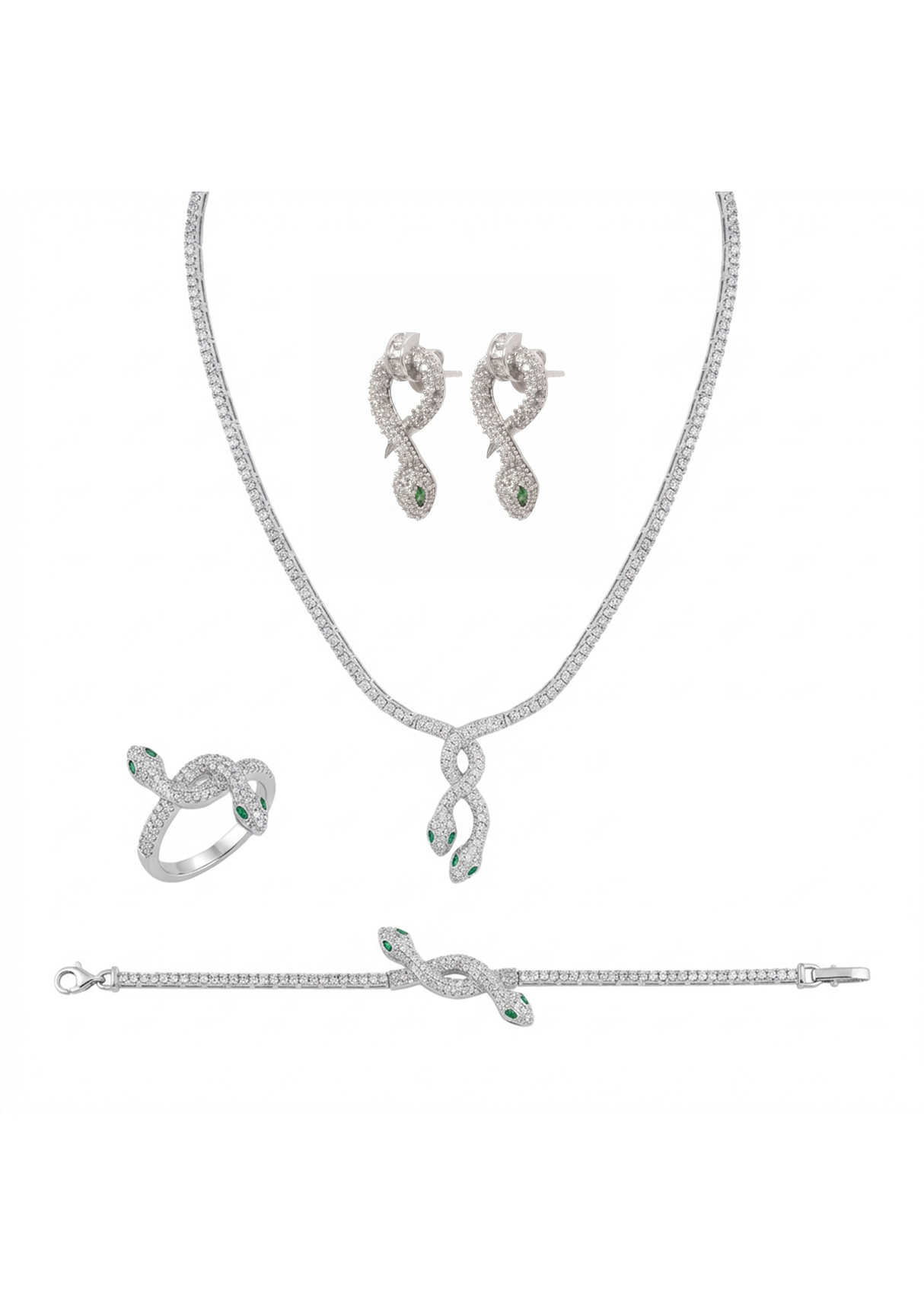 طقم ذهب عيار 18 سابانا