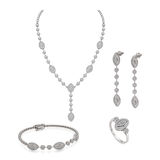18K White Gold Set with Ilgar Design