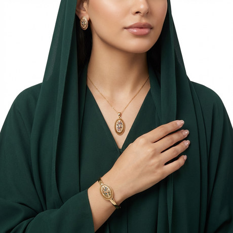18K Gold Half Set Endless Joy