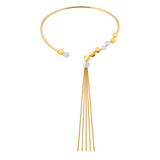18K Gold Half Set with Graduated Circles Design