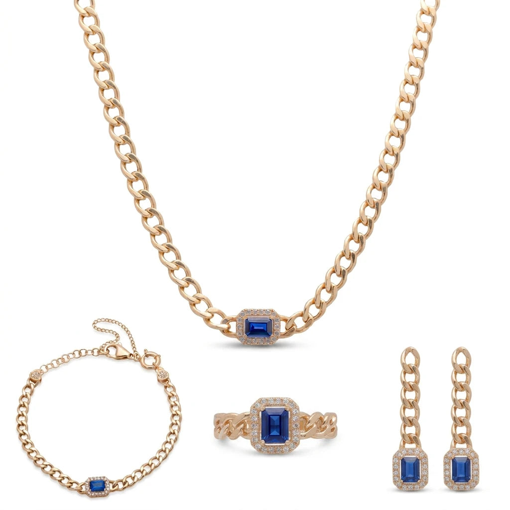 18 karat gold set, Queen's luxury