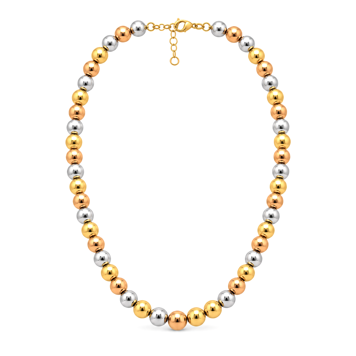 18K Gold Half Set with Colorful Shiny Beads Design